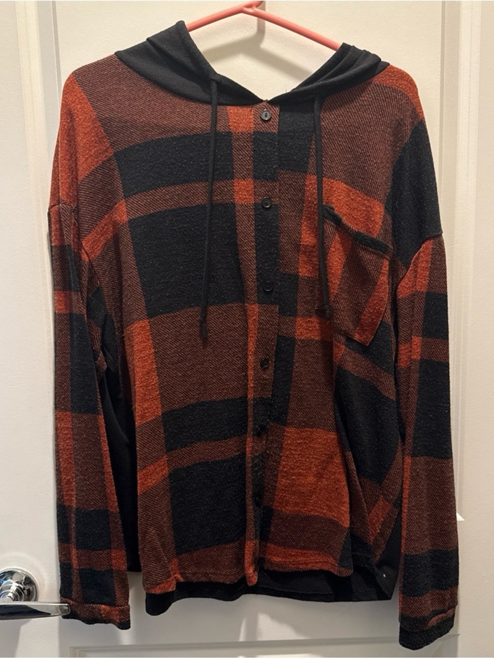 Fantastic Fawn Black & Brown Hooded Top